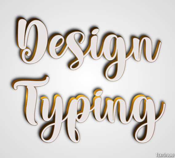 Design Typing Эффект текста