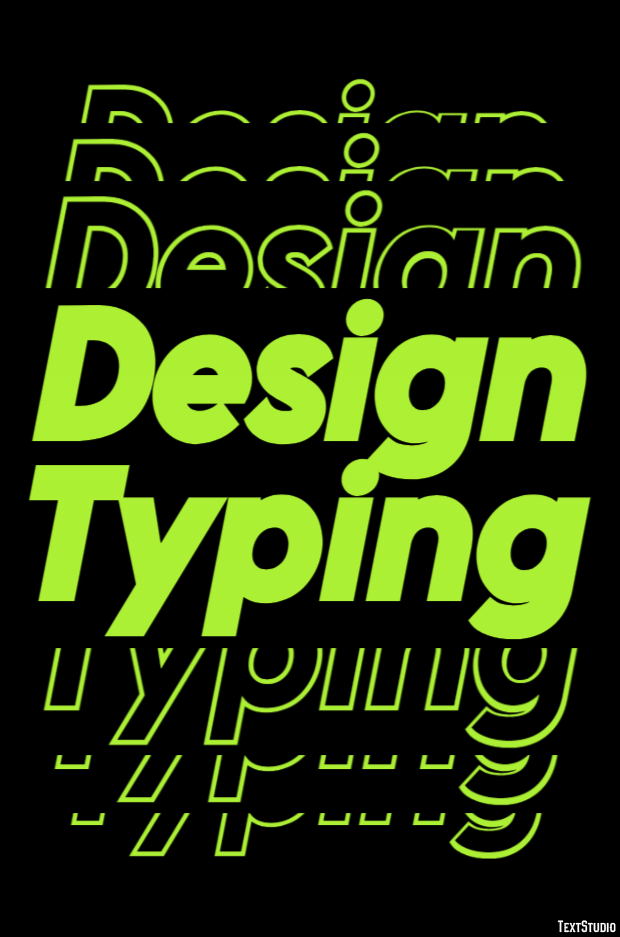 Design Typing Эффект текста