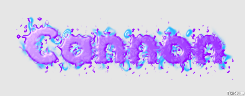 Cannon Tekst Effect