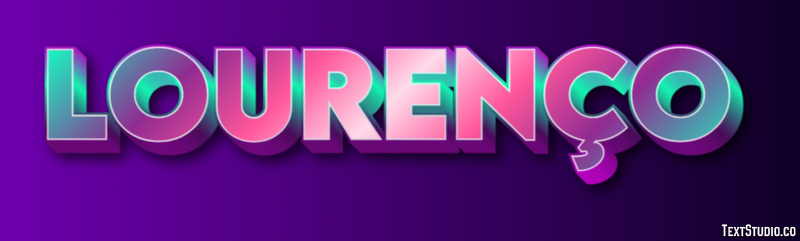 Lourenço Эффект текста