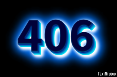 406 Text Effect