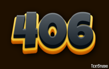 406 Text Effect