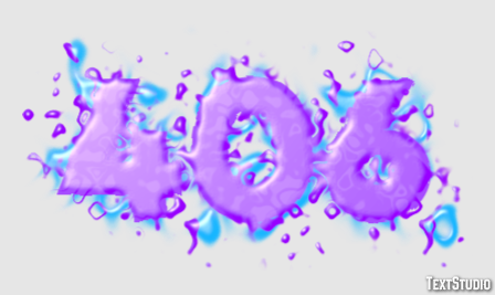 406 Text Effect