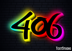 406 Text Effect