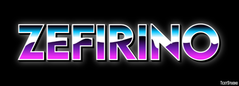 Zefirino Effetto testo
