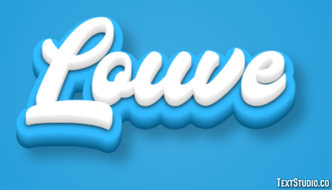 Louve Texteffekt