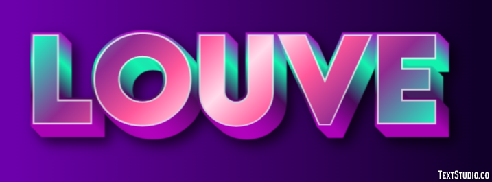 Louve Tekst Effect
