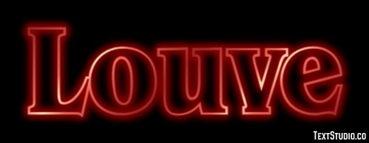 Louve Efecto de Texto