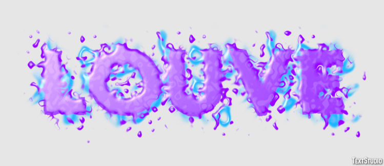 Louve Effetto testo