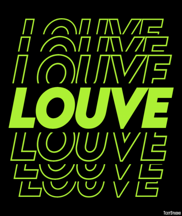 Louve Texteffekt
