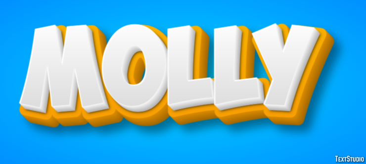 Molly Efecto de Texto