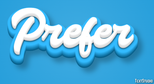 Prefer Text Effect