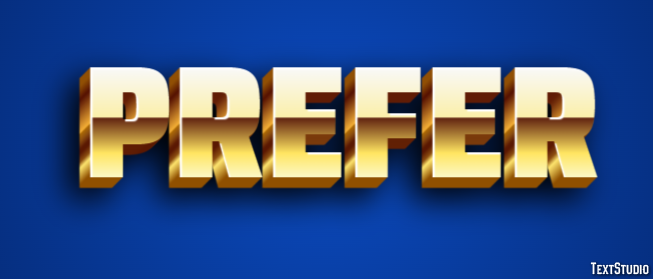 Prefer Text Effect