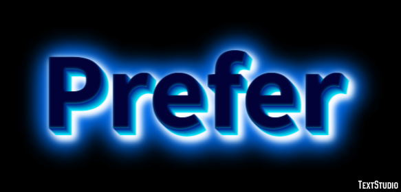 Prefer Text Effect