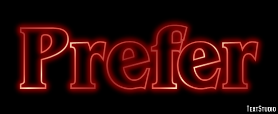 Prefer Text Effect