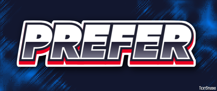 Prefer Text Effect