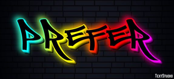 Prefer Text Effect