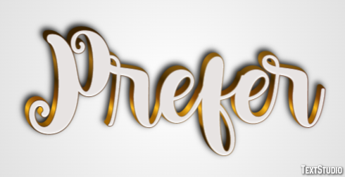Prefer Text Effect