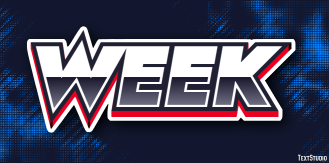 Week Text Effect