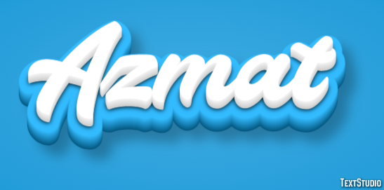 Azmat Text Effect