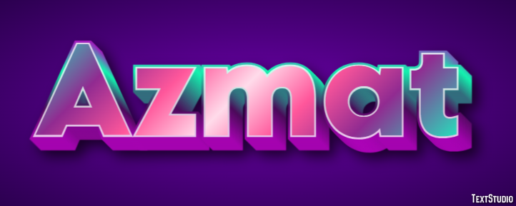 Azmat Text Effect