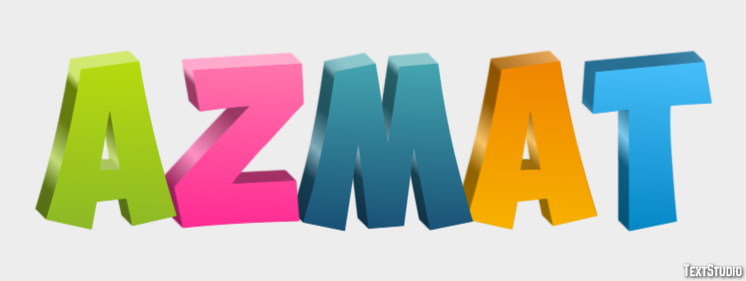 Azmat Text Effect