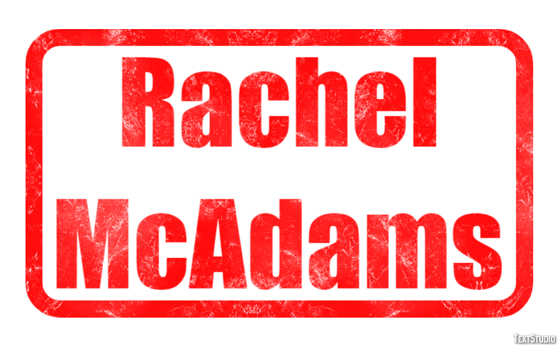 Rachel McAdams Text Effect