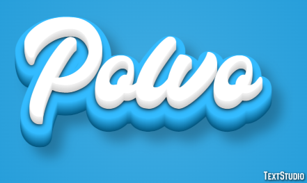 Polvo Текстовый эффект