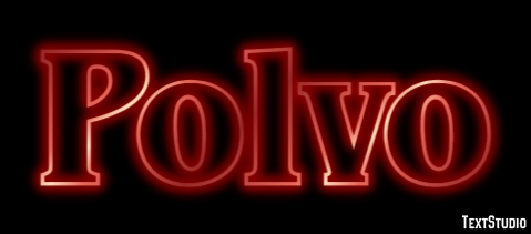 Polvo Текстовый эффект
