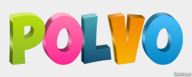 Polvo Текстовый эффект