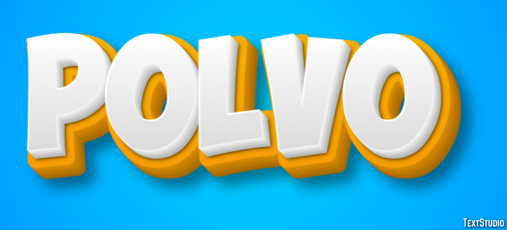 Polvo Текстовый эффект