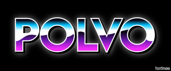 Polvo Текстовый эффект