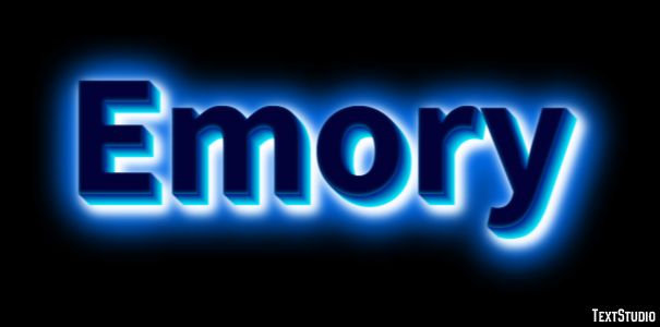 Emory Efecto de Texto