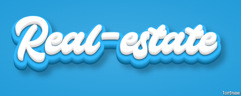 Real-estate Efeito de texto