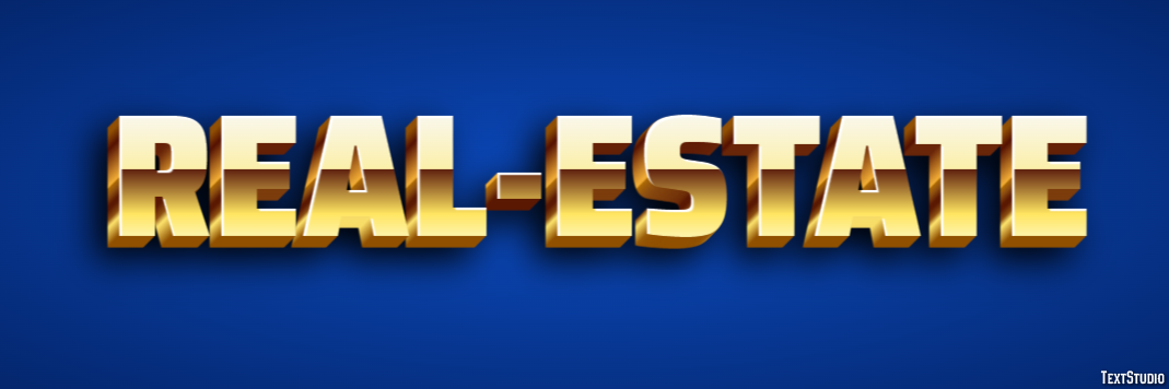 Real-estate Tekst effect