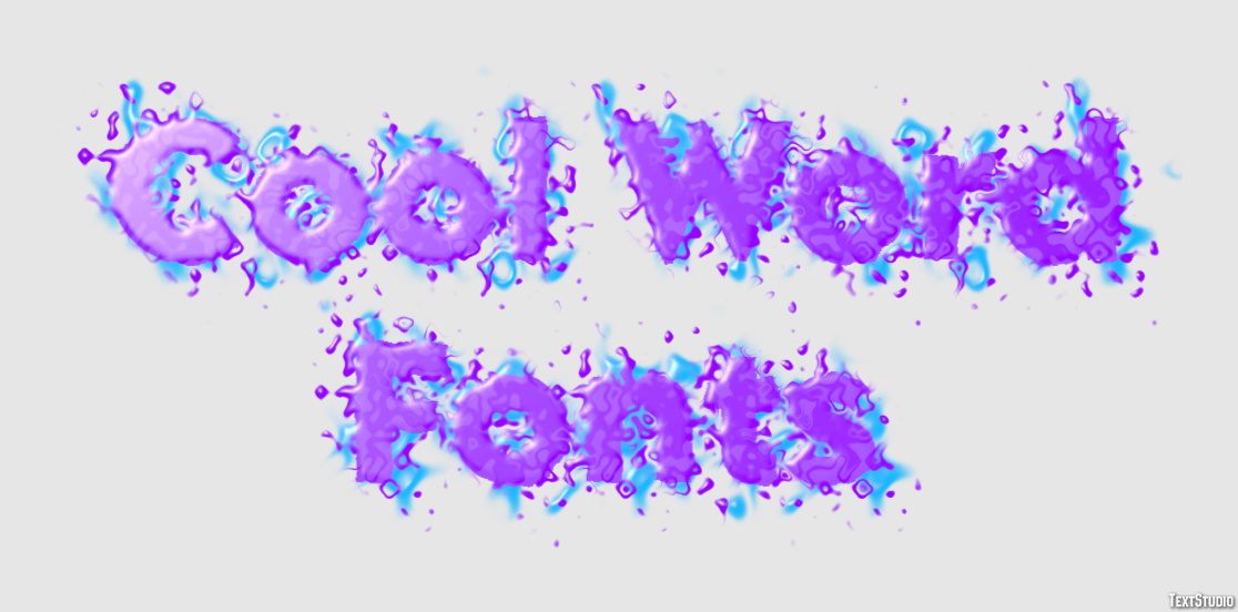 Cool Word Fonts テキスト効果