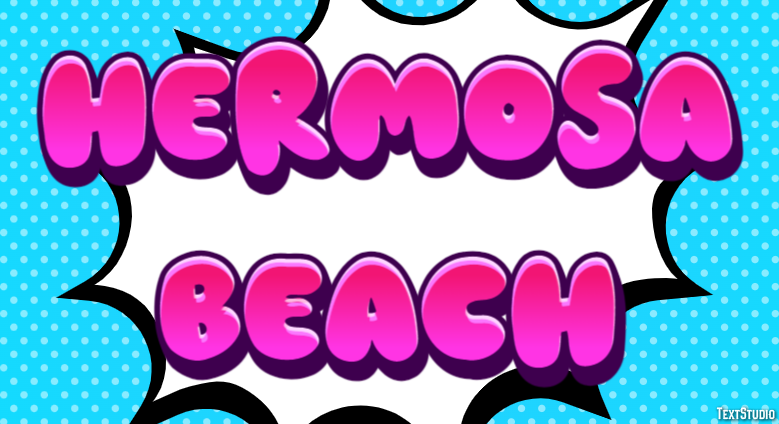 Hermosa Beach Effetto testo