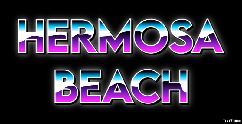 Hermosa Beach Effetto testo