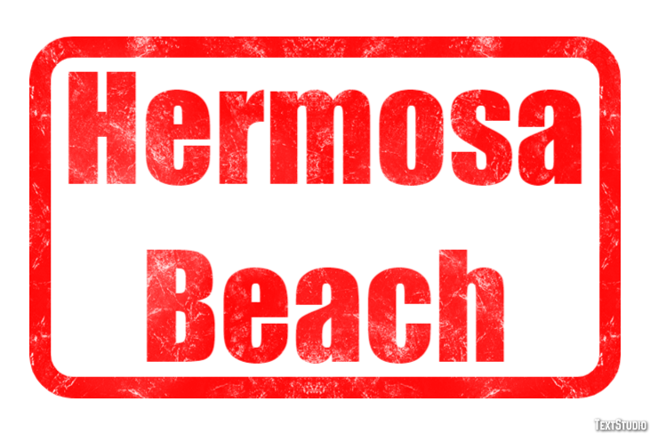 Hermosa Beach Effetto testo