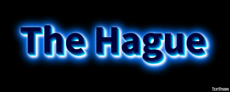 The Hague Texteffekt