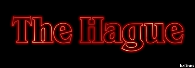The Hague Texteffekt