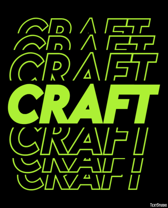 Craft Text Effect