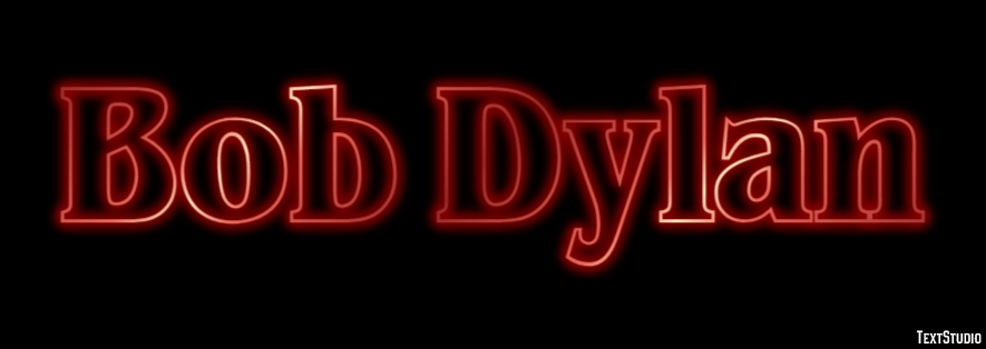 Bob Dylan Text Effect