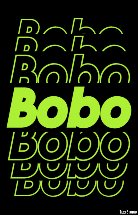 Bobo Effetto testo