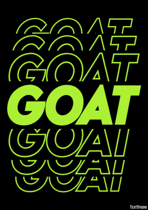 Goat Effetto testo
