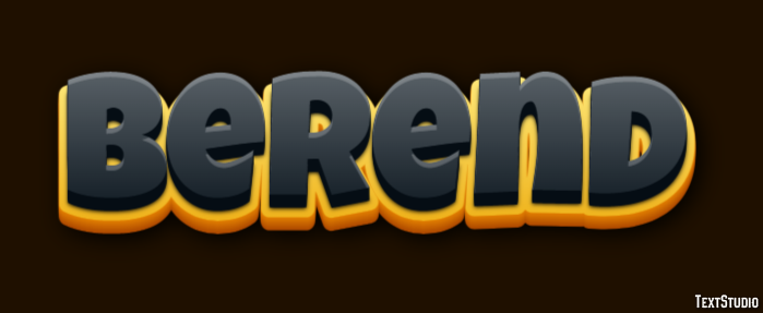 Berend Tekst effect