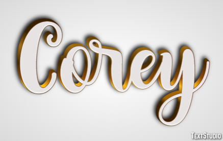Corey Text Effect