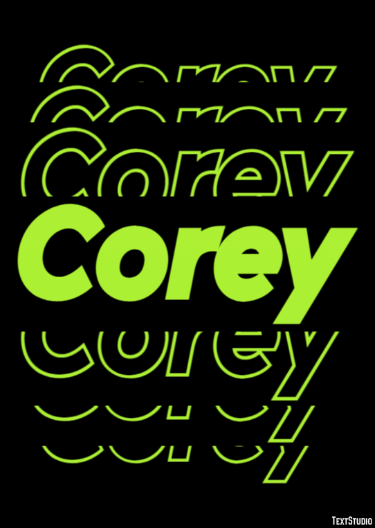 Corey Text Effect