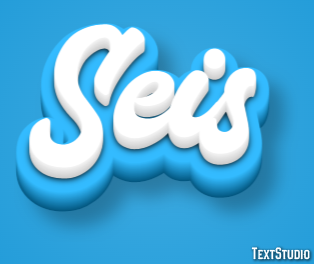 Seis Efeito de texto