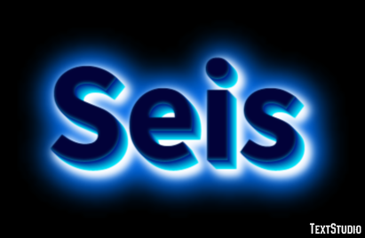 Seis Efeito de texto